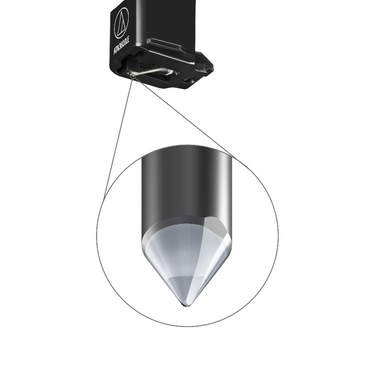Aguja Audiotechnica Eliptica De Reemplazo Negro P/at3600l, Atn3600le
